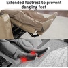 image:imageMCombo Oversized Power Lift Recliner Chair with Massage and Heat for Big and Tall Elderly People Cup Holders USB Ports Side Pockets Fabric R7541 Grey LargeOversizeBeige
