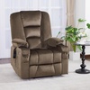 image:imageMCombo Oversized Power Lift Recliner Chair with Massage and Heat for Big and Tall Elderly People Cup Holders USB Ports Side Pockets Fabric R7541 Grey LargeOversizeBrown