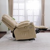 image:imageMCombo Oversized Power Lift Recliner Chair with Massage and Heat for Big and Tall Elderly People Cup Holders USB Ports Side Pockets Fabric R7541 Grey LargeOversizeBeige