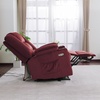image:imageMCombo Oversized Power Lift Recliner Chair with Massage and Heat for Big and Tall Elderly People Cup Holders USB Ports Side Pockets Fabric R7541 Grey LargeOversizeBurgundy