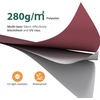 image:imageMCombo Patio Awning 10x8 Feet Sunshade Canopy for Motorized Retractable Awnings 4693GreyBurgundy