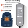 image:imageMCombo Power Lift Recliner Chair for Elderly Lift Chair with Heat and Massage FSC Certified USBampType C Ports Cup Holders Fabric 7040 MediumBrownAdmiral