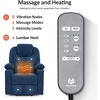 image:imageMCombo Power Lift Recliner Chair for Elderly Lift Chair with Heat and Massage FSC Certified USBampType C Ports Cup Holders Fabric 7040 MediumBrownAdmiral