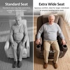 image:imageMCombo Power Lift Recliner Chair for Elderly Lift Chair with Heat and Massage FSC Certified USBampType C Ports Cup Holders Fabric 7040 MediumBrownCoffee