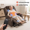 image:imageMCombo Power Lift Recliner Chair for Elderly Lift Chair with Heat and Massage FSC Certified USBampType C Ports Cup Holders Fabric 7040 MediumBrownCoffee