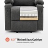 image:imageMCombo Power Lift Recliner Chair for Elderly Lift Chair with Heat and Massage FSC Certified USBampType C Ports Cup Holders Fabric 7040 MediumBrownGrey