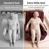 image:imageMCombo Power Lift Recliner Chair for Elderly Lift Chair with Heat and Massage FSC Certified USBampType C Ports Cup Holders Fabric 7040 MediumBrownSangria