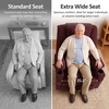 image:imageMCombo Power Lift Recliner Chair for Elderly Lift Chair with Heat and Massage FSC Certified USBampType C Ports Cup Holders Fabric 7040 MediumBrownSangria