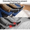image:imageMCombo Power Lift Recliner Chair for Elderly for Mom Electric Lift Chair with Extended Footrest USB Ports Cup Holders Faux Leather 7287 Dark Grey MediumNavy Blue