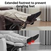 image:imageMCombo Power Lift Recliner Chair for Elderly for Mom Electric Lift Chair with Extended Footrest USB Ports Cup Holders Faux Leather 7287 Dark Grey MediumDark Brown