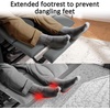image:imageMCombo Power Lift Recliner Chair for Elderly for Mom Electric Lift Chair with Extended Footrest USB Ports Cup Holders Faux Leather 7287 Dark Grey MediumDark Grey