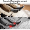 image:imageMCombo Power Lift Recliner Chair for Elderly for Mom Electric Lift Chair with Extended Footrest USB Ports Cup Holders Faux Leather 7287 Dark Grey MediumCream White