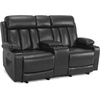 image:imageMCombo Power Reclining Sofa with Heat and VibrationUSB Ports Cup Holders3Seat Dual Recliner Sofa for Living Room 6077 Cream White 3 SeaterBlack
