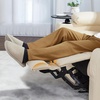 image:imageMCombo Power Reclining Sofa with Heat and VibrationUSB Ports Cup Holders3Seat Dual Recliner Sofa for Living Room 6077 Cream White 3 SeaterCream White