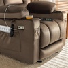 image:imageMCombo Recliner Chair for Adults Zero Gravity Recliner with Massage and Heat USB amp Type C Ports Cup Holders for Living Room PR670 Medium BrownDark Brown