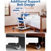 image:imageMCombo Stand Assist Patient Lift with Transfer Belt Patient Transport Unit for Home Care and Elderly Use 400lbs Capacity STA446 Navy BlueNavy Blue