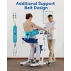 image:imageMCombo Stand Assist Patient Lift with Transfer Belt Patient Transport Unit for Home Care and Elderly Use 400lbs Capacity STA446 Navy BlueNavy Blue