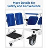 image:imageMCombo Stand Assist Patient Lift with Transfer Belt Patient Transport Unit for Home Care and Elderly Use 400lbs Capacity STA446 Navy BlueNavy Blue