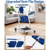 image:imageMCombo Stand Assist Patient Lift with Transfer Belt Patient Transport Unit for Home Care and Elderly Use 400lbs Capacity STA446 Navy BlueNavy Blue