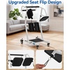 image:imageMCombo Stand Assist Patient Lift with Transfer Belt Patient Transport Unit for Home Care and Elderly Use 400lbs Capacity STA446 Navy BlueSolid Black