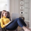 image:imageMCombo Swivel Recliner with Ottoman TV Chair with Vibration Massage Ideal for RV Small Space Living Room amp Bedroom 4539 4828 Textile Dark GreyDark Brown