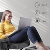 image:imageMCombo Swivel Recliner with Ottoman TV Chair with Vibration Massage Ideal for RV Small Space Living Room amp Bedroom 4539 4828 Textile Dark GreyDark Grey