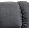 image:imageMCombo Swivel Recliners with Ottoman Reclining TV Chairs with Vibration Massage Faux Leather Ergonomic Lounge Chair for Living Room Bedroom 4832 SaddleDark Grey