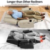 image:imageMCombo Triple Motor Power Lift Recliner Chair with Massage and Dual Heating Adjustable Headrest for Elderly People Faux Leather 7632 Blue MediumBeige