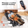image:imageMCombo Triple Motor Power Lift Recliner Chair with Massage and Dual Heating Adjustable Headrest for Elderly People Faux Leather 7632 Blue MediumBlack