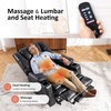 image:imageMCombo Triple Motor Power Lift Recliner Chair with Massage and Dual Heating Adjustable Headrest for Elderly People Faux Leather 7632 Blue MediumBlack