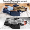 image:imageMCombo Triple Motor Power Lift Recliner Chair with Massage and Dual Heating Adjustable Headrest for Elderly People Faux Leather 7632 Blue MediumBlue