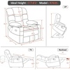image:imageMCombo Triple Motor Power Lift Recliner Chair with Massage and Dual Heating Adjustable Headrest for Elderly People Faux Leather 7632 Blue MediumDark Grey