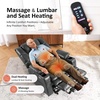 image:imageMCombo Triple Motor Power Lift Recliner Chair with Massage and Dual Heating Adjustable Headrest for Elderly People Faux Leather 7632 Blue MediumDark Grey
