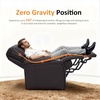 image:imageMCombo Triple Motors Power Recliner Chair with Power Headrest amp Lumbar Support for Living Room Home Theater Seating with Armrest Storage Tray Table and Dual Charging Ports HTS708 GreyBrown
