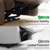 image:imageMCombo Wall Hugger Power Recliner Chair for Small Spaces Living Room RV USB amp TypeC Charging Ports Extra Wide 24 Seat Rolled Arm Electric Reclining Chair PetFriendly Fabric PR630 Dark BrownDark Brown