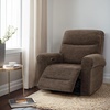 image:imageMCombo Wall Hugger Power Recliner Chair for Small Spaces Living Room RV USB amp TypeC Charging Ports Extra Wide 24 Seat Rolled Arm Electric Reclining Chair PetFriendly Fabric PR630 Dark BrownDark Brown