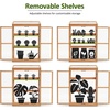 image:imageMCombo Wooden Cold Frame Greenhouse Raised Flower Planter Shelf Protection for Outdoor Indoor Use 0760 Dark GreyOrange