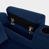 image:imageMCombo Zero Gravity Power Recliner Chair with Adjustable Headrest for Living Room Home Theater Seating Recliner with 360 Swivel Tray Table USB amp TypeC Ports LED Lighting Armrest Storage HTS555Blue