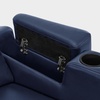 image:imageMCombo Zero Gravity Power Recliner Chair with Adjustable Headrest for Living Room Home Theater Seating Recliner with 360 Swivel Tray Table USB amp TypeC Ports LED Lighting Armrest Storage HTS555Blue