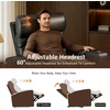 image:imageMCombo Zero Gravity Power Recliner Chair with Adjustable Headrest for Living Room Home Theater Seating Recliner with 360 Swivel Tray Table USB amp TypeC Ports LED Lighting Armrest Storage HTS555Black