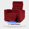 image:imageMCombo Zero Gravity Power Recliner Chair with Adjustable Headrest for Living Room Home Theater Seating Recliner with 360 Swivel Tray Table USB amp TypeC Ports LED Lighting Armrest Storage HTS555Red