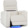 image:imageMCombo Zero Gravity Power Recliner Chair with Adjustable Headrest for Living Room Home Theater Seating Recliner with 360 Swivel Tray Table USB amp TypeC Ports LED Lighting Armrest Storage HTS555Beige