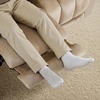 image:imageMCombo Zero Gravity Power Reclining Sofa with Heat and Vibration Massage 3 Seater Reclining Couch with USB Ports Cup Holders for Living Room Fabric PR648SET Dark BrownBeige
