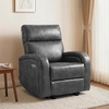 image:imageMCombo Zero Wall Recliner Chair Power Wall Hugger Recliner with USB amp TypeC Dual Charge Ports for Small Space Living Room RV PR644 Dark GreyDark Grey