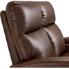 image:imageMCombo Zero Wall Recliner Loveseat 2Seat Power Wall Hugger Sofa with USB amp TypeC Charge Ports for Small Space Living Room RV Faux Leather PR646 Dark Grey LoveseatDark Brown