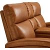image:imageMCombo Zero Wall Recliner Loveseat 2Seat Power Wall Hugger Sofa with USB amp TypeC Charge Ports for Small Space Living Room RV Faux Leather PR646 Dark Grey LoveseatCognac Brown