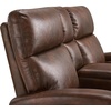 image:imageMCombo Zero Wall Recliner Loveseat 2Seat Power Wall Hugger Sofa with USB amp TypeC Charge Ports for Small Space Living Room RV Faux Leather PR646 Dark Grey LoveseatDark Brown