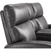 image:imageMCombo Zero Wall Recliner Loveseat 2Seat Power Wall Hugger Sofa with USB amp TypeC Charge Ports for Small Space Living Room RV Faux Leather PR646 Dark Grey LoveseatDark Grey