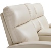 image:imageMCombo Zero Wall Recliner Loveseat 2Seat Power Wall Hugger Sofa with USB amp TypeC Charge Ports for Small Space Living Room RV Faux Leather PR646 Dark Grey LoveseatBeige