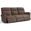 image:imageMCombo 646 Wall Hugger Power Loveseat Recliner Sofa with USB Ports Reclining Loveseat for Small Spaces Living Room RV Fabric PR635M1 Navy BlueDark Brown